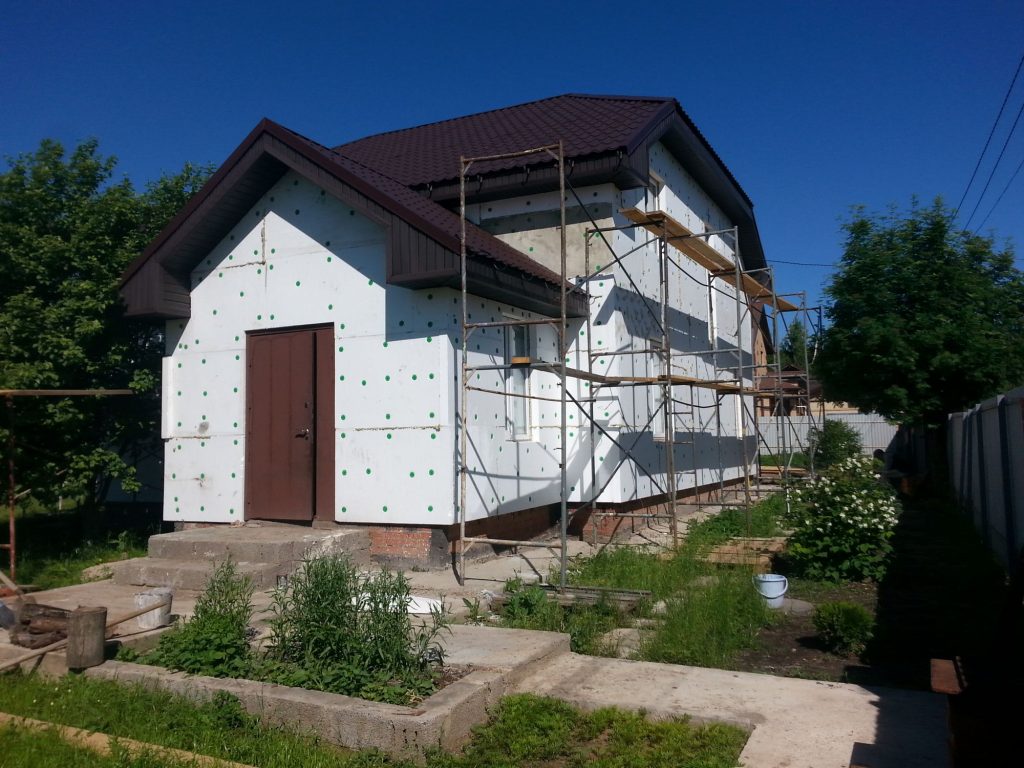 Екатеринбург начало отделки дома мокрый фасад